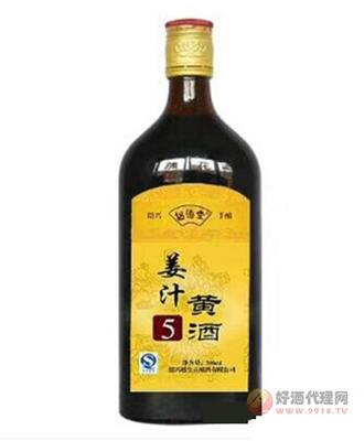 紹德堂姜汁5黃酒500ml